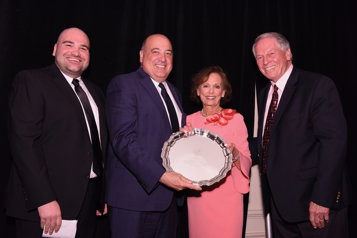 Malta House gala 2026 Bob Granata Jr, Robert Granata, Joanne Salvatore and Michael O'Rourke