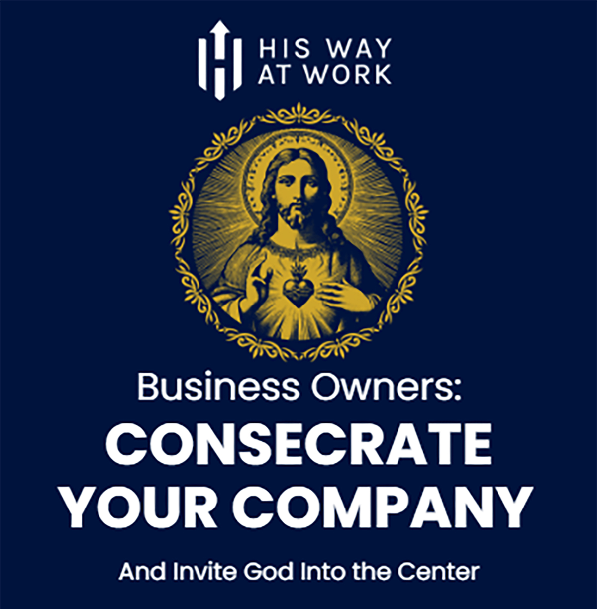 his way at work ad art